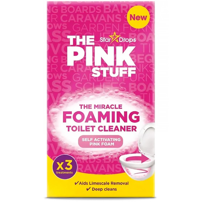 Порошок для чищення унітазу The Pink Stuff, 3 шт х 100 г (821664) - 